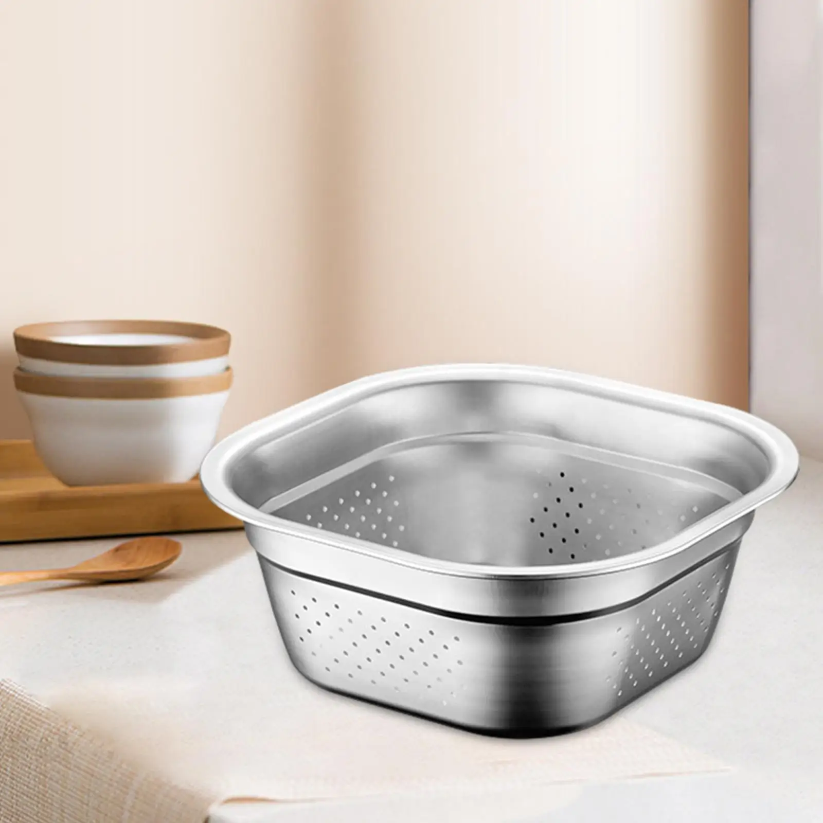 

Fruit Vegetable Washing Basket Washing Cleaning Food Storage Basket Pasta Rice Strainer for Beans Grains Pasta Barley Rice