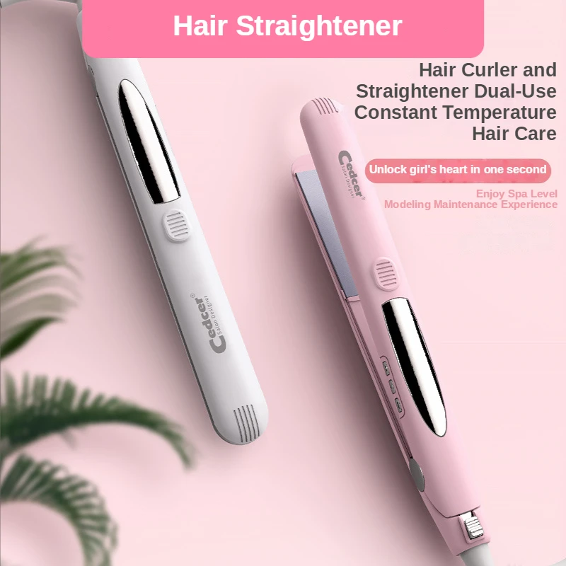 

Flat Iron Ceramic Hair Straightener Dry and Wet Thermostatic Electric Curling Iron Fashion Styling Tools Professional Styling