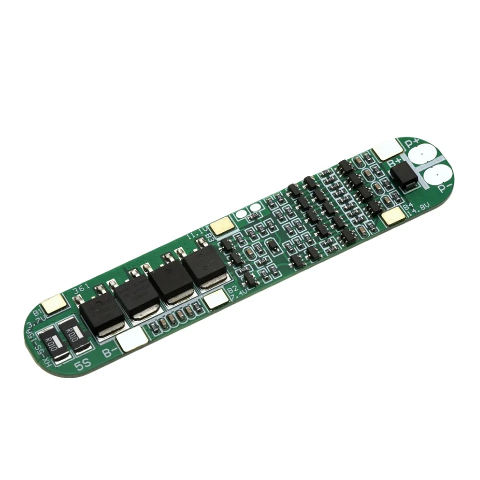 5S 18,5V 21V Lithium-Batterie-Schutzplatine BMS 18650 Li-Ionen-Batterieladegerät PCB für Elektrowerkzeuge Solarbeleuchtung 88*17mm