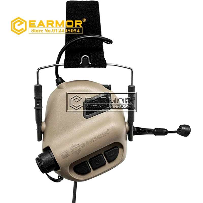 

EARMOR M32 MOD4 IPSC Shooting Headset Hearing Protection Airsoft Tactical Headset Military Aviation Communication Earphone