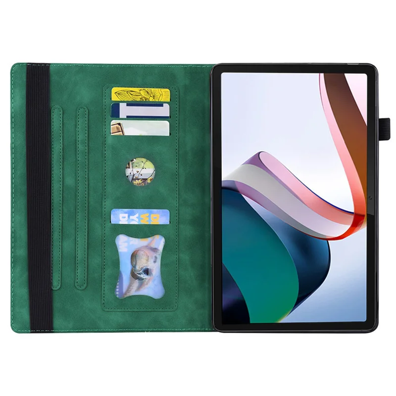 PU Couro Flip Tablet Capa, Caso De