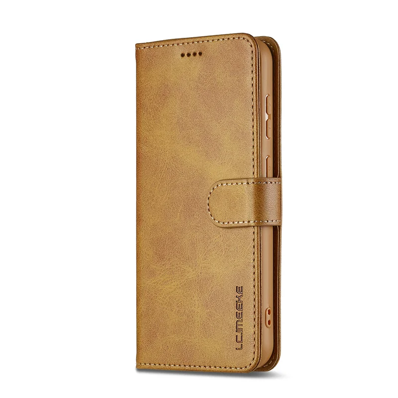 Elegant Magnetic Leather Wallet Phone Case with Card Slot and Flip Cover