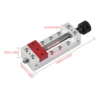Mini Drill Press Vise 2.56-Inch Jaw Width Flat Clamp Bench Vise for Carving Engraving Machine Bench Drill Watch Repairing 2