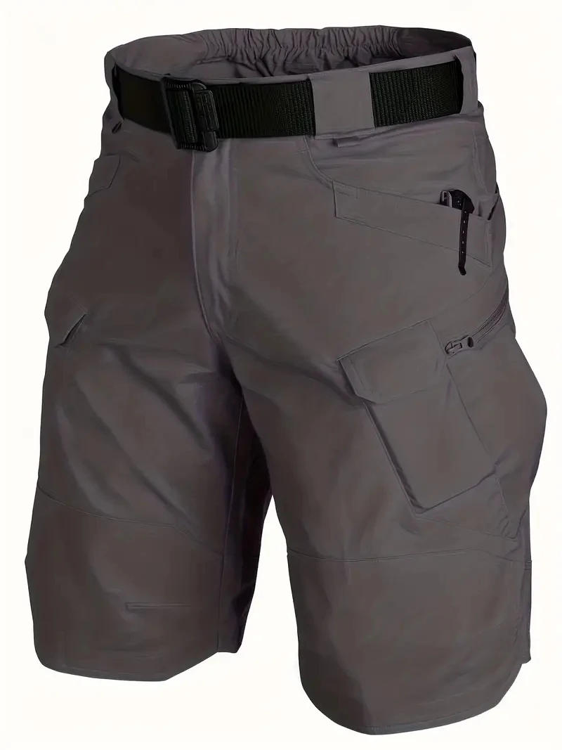 American Plus Size Summer Men Multi-pocket Shorts Outdoor Hunting Fishing Cargo Shorts Tactical Short Pants Waterproof Quick Dry 3