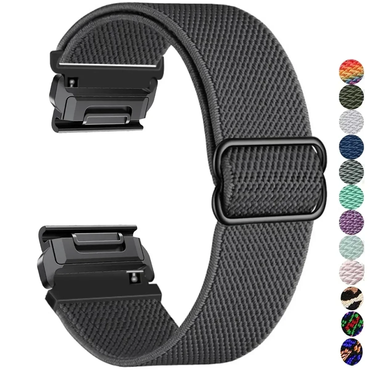 Elastic Woven Nylon Loop Strap - Durable and Comfortable Quickfit Band