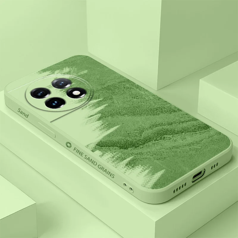 Textured Sand Liquid Silicone Phone Case