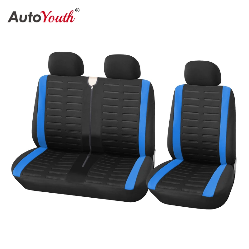 AUTOYOUTH 1+2 Sitzbezüge Autositzbezug für Transporter für Ford Transit Van Truck LKW für Renault für Peugeot für Opel Vivar