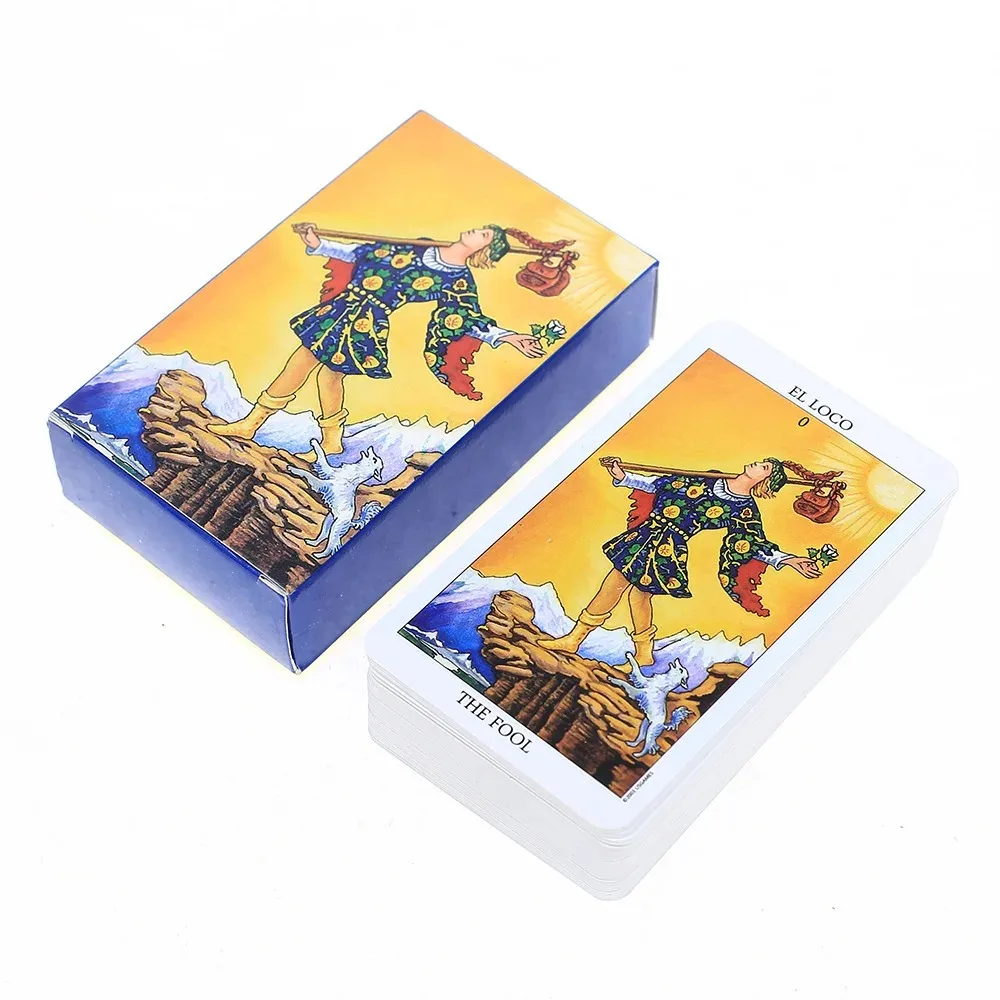 Pink Tarot Card Deck for Beginners - Divination and Fortune Telling Game Set