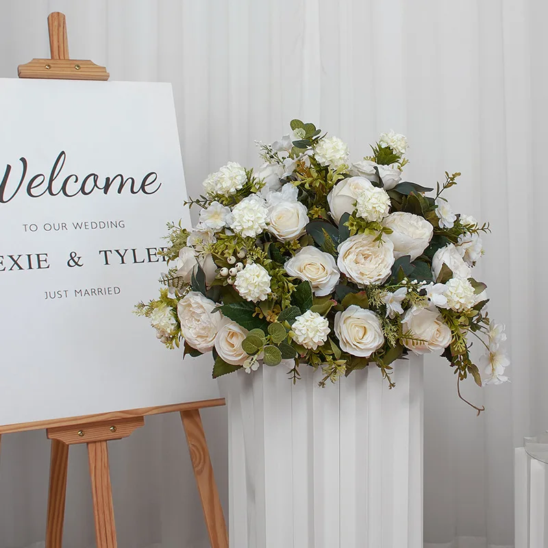 Silk European Flower Ball Decor 2