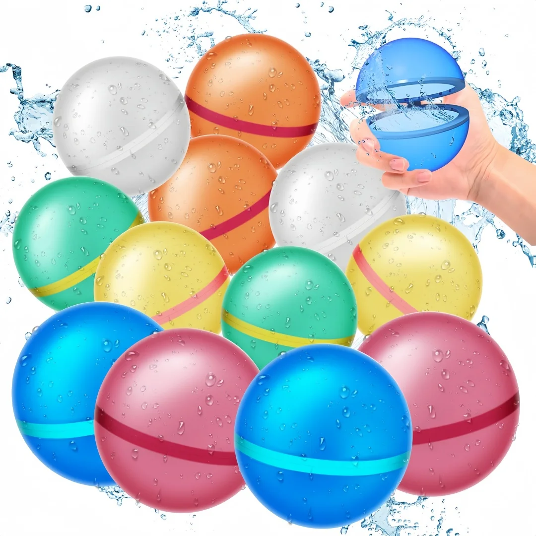 Reusable Magnetic Water Balloons for Boys and Girls Pool Beach Toys Summer Toy Water Toy for Kids Ages 6,7,8,9,10,11,12,13,14+