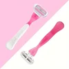 ( 1 Handle + 8 Blades ) Women Safety Razor Blades Face/ Leg/ Armpit/ Bikini Beauty Hair Removal Shaving Compatible Venus Shaver 3
