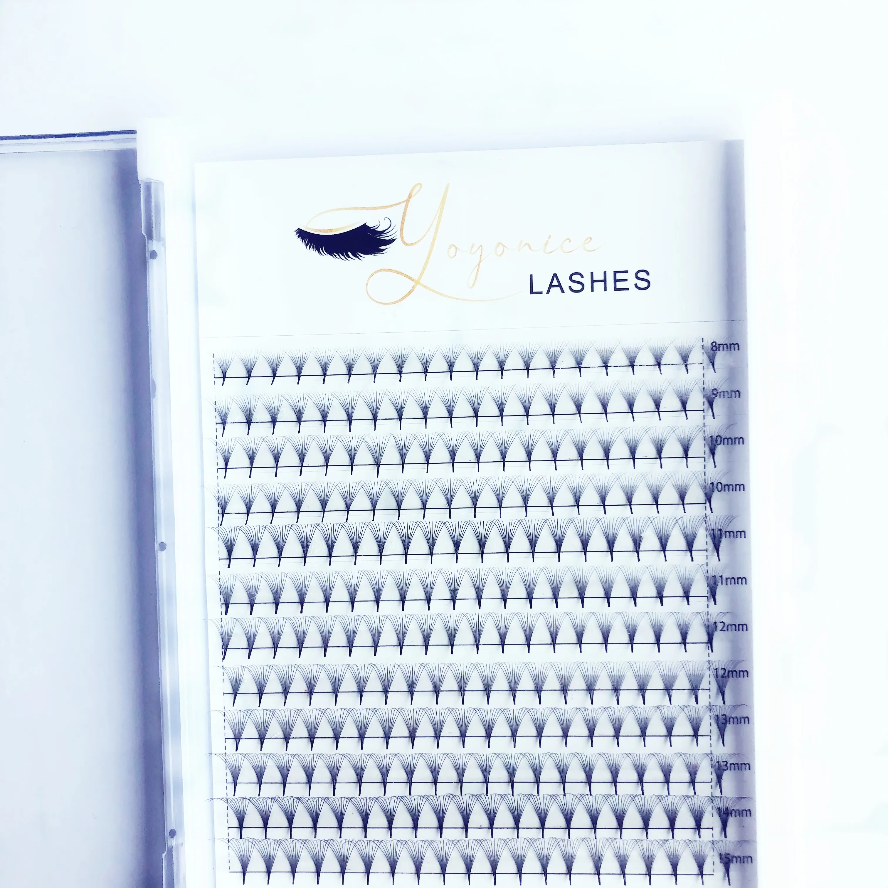 

10D Luxury Korean Premad Eyelash Extension Other Individual Eyelashes Mink Pointy Base Lashes Wholesale Good Quality