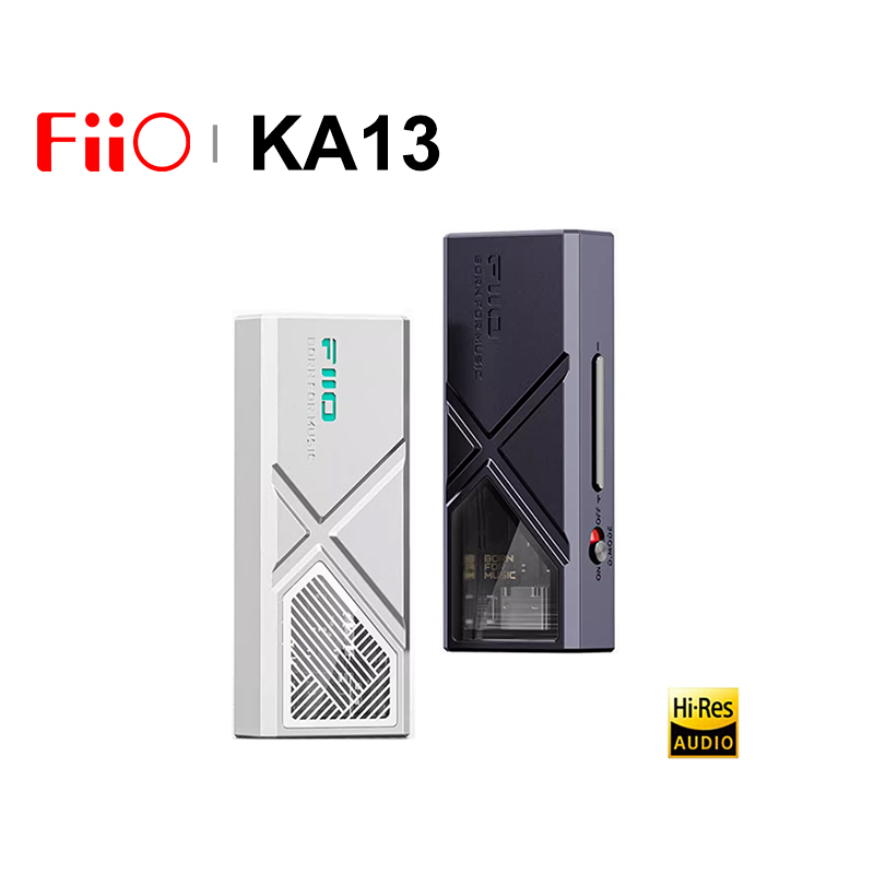  FiiO KA13 USB DAC AMP Mini Desktop Mode Headphone Amplifier CS43131 SGM8262 Hi-Res Audio 3.5mm 4.4mm 550mW Power Output 