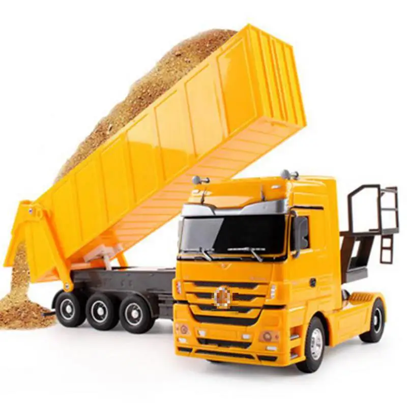 

Rc Dump Truck Tip Lorry Remote Control Tipper Toy Electric Big Van Container Truck Trailer Wireless Truck Model Toy Car Tipper A