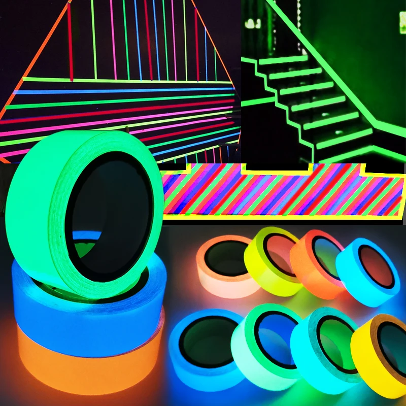Luminous Tape 3 Meters Self adhesive Glow In The Dark Stickers Neon Tape  Home Decor Party Supplies Decorative Tape Glow Party - AliExpress