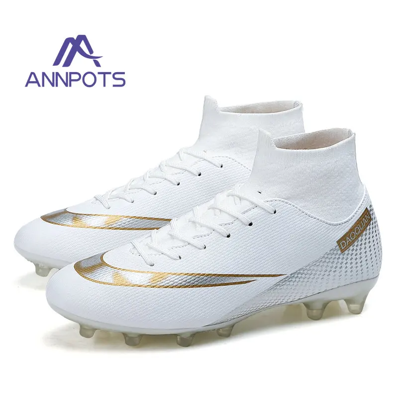 Quality Football Boots C.Ronaldo Soccer Shoes Assassin Chuteira Campo TF/AG Soccer Sneakers Professional Training Shoe