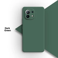 Premium Soft Original Back Cover for Xiaomi Mi 11 Series - Durable & Stylish Protection (Dark Green)