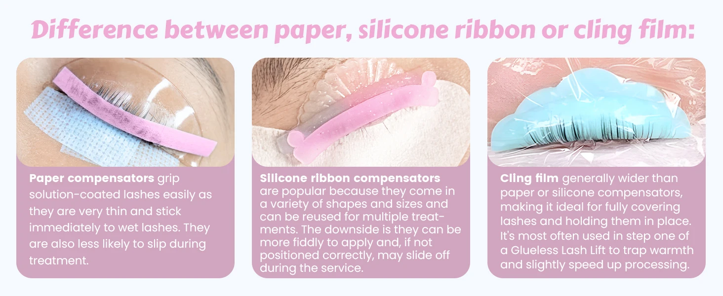 Lomansa 1000 Stück Lash Lift Dauerwelle Papier Lash Lift Bänder Einweg Lash Lifting Papierstreifen Wimpernband Kompensatoren Werkzeug – Detail 2
