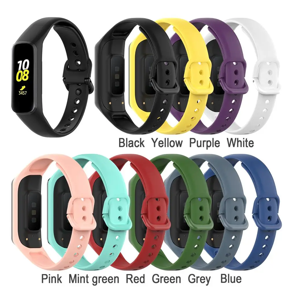 Soft Silicone Adjustable Strap Watch Band for Smart Bracelet