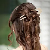 U-shaped Female Hairpin Fashionable Mineral Patterned Meatballs Hairpin Elegant Vintage Chinese Style Women's Hair Accessories 2