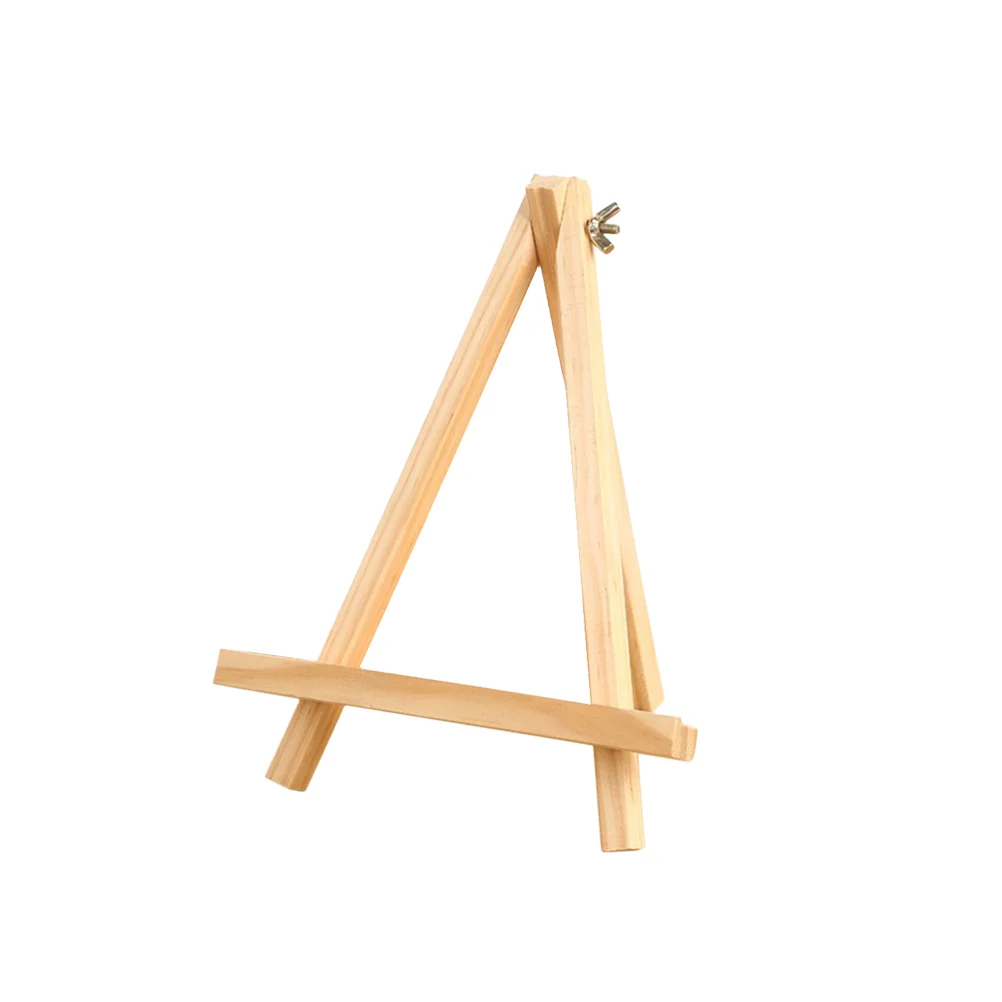 

Painting Easel Display Stand Tabletop Photo Stand Natural Wood A-Frame Painting Easel Students Artist (9 X 15Cm)