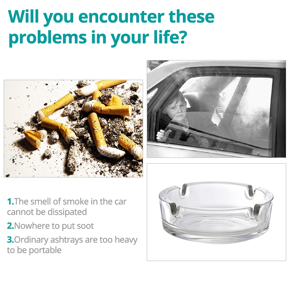 Универсальная автомобильная пепельница со светодиодной подсветкой и ...