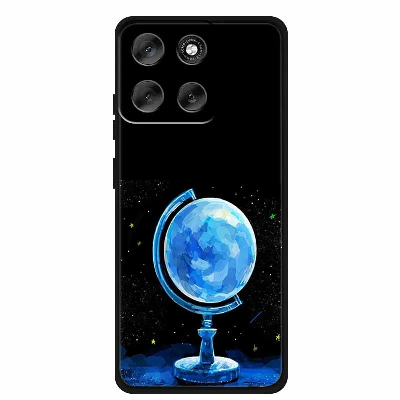 Luxury Silicone TPU Etui Cover - Soft Pink Anime Back Case