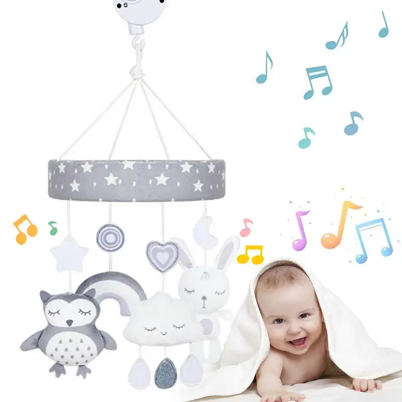 

Mobile For Crib Baby Musical Crib Mobiles Baby Nursery Decor Nursery Toys For Newborn Boys And Girls Clockwork Brake Infant Bed