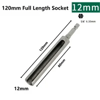 Tournevis à écrou de 8 à 19MM, 1/4 pouces, tige hexagonale à changement rapide, foret à fente, clé à douille, outil de douille pour tournevis d'écrou de 120mm de longueur 3