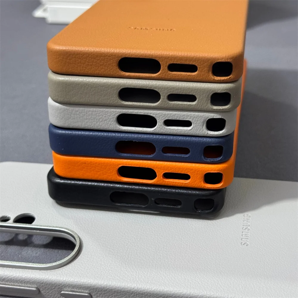 Leather Magnetic Case with Magsafe Wireless Charging Compatibility