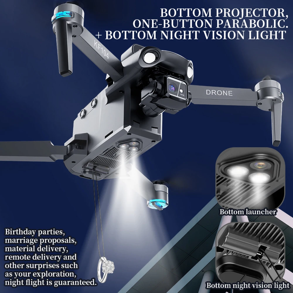 ドローン GPS Z104 GPS Drone - 4K UHD Camera, Obstacle Avoidance