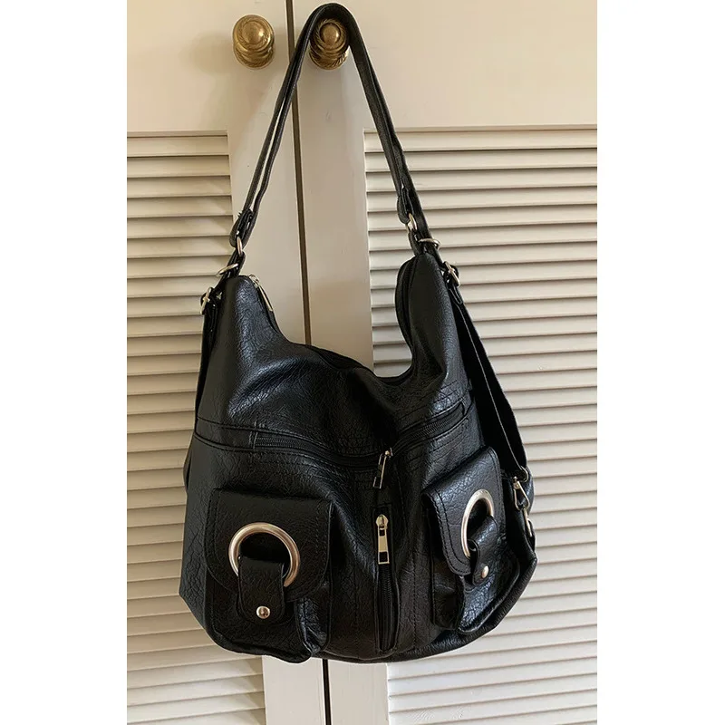 Shoulder Large Handbags Bag Capacity For Women Simple Personalized Versatile Fashionable High-Quality Messenger Luxury Crossbody