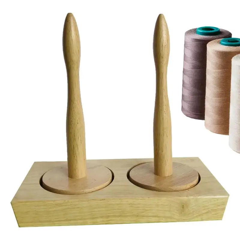 

Wood Yarn Storage Stick Winder Spool Yarn Beech Wood Stick Bobbin Embroidery String Thread Holder Organizer For Sweater Scarf