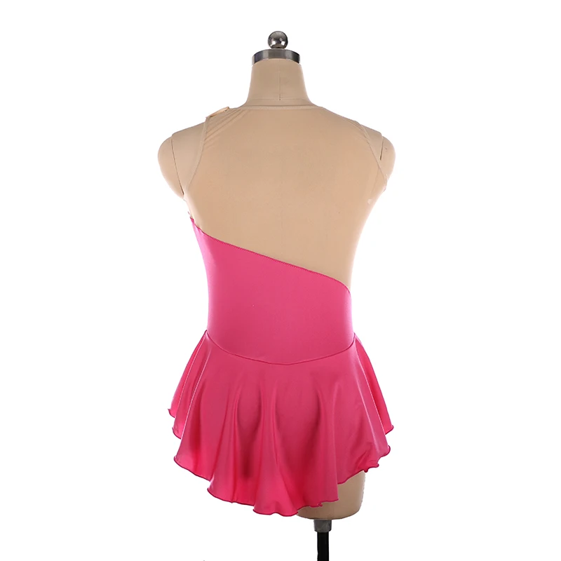 Nasinaya Women's Children's Gymnastic Performance Figure Skating Competition Training Clothing Sleeveless Dress 2 Colors