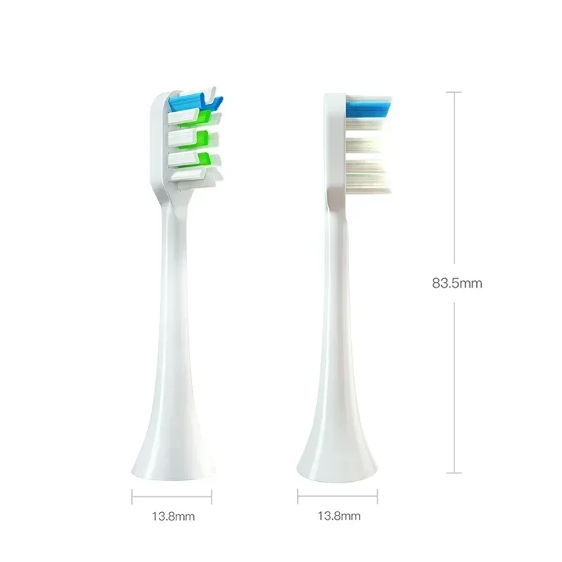 Replacement Brush Heads for SOOCAS X3/X3U/X5 4PCS Clean Brush Soft DuPont Sonic Electric Toothbrush Vacuum Nozzles Bristle