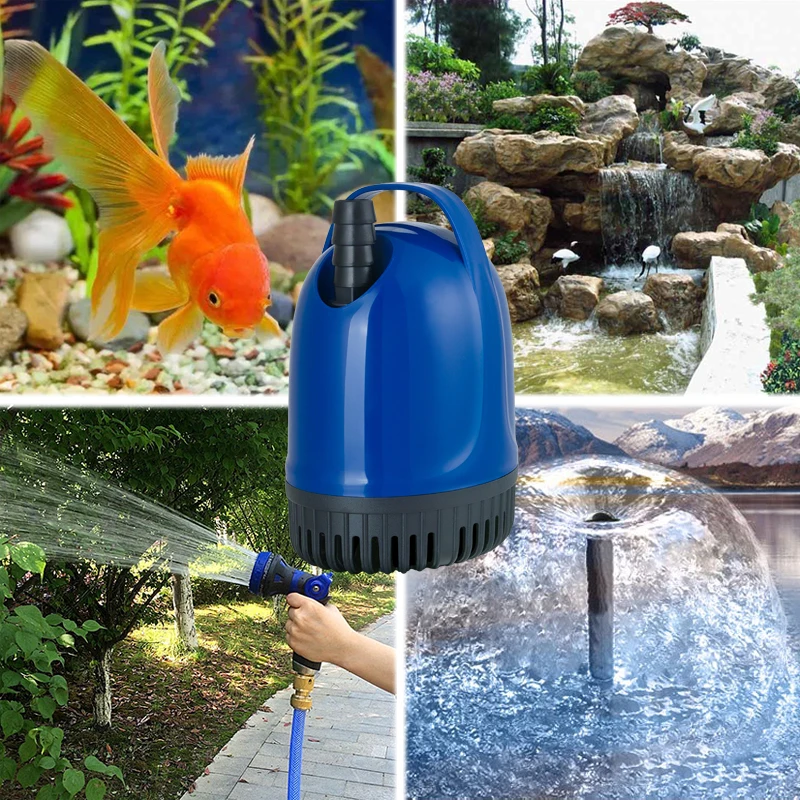 Aquarium Water Pump 18-105W for Fish Pond and Tank