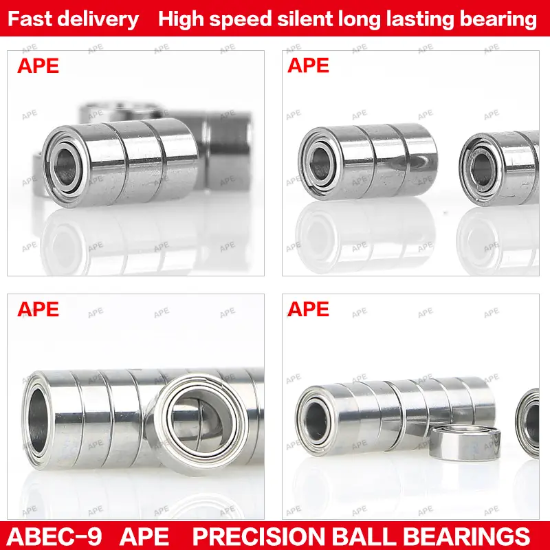 10pcs ABEC-9 bearing 684 608 685 604 605 686 688 687 693 694 695 696 698 623 624 625 626 627 628 629 607 Z ZZ RS 2RS bearings - Image 6