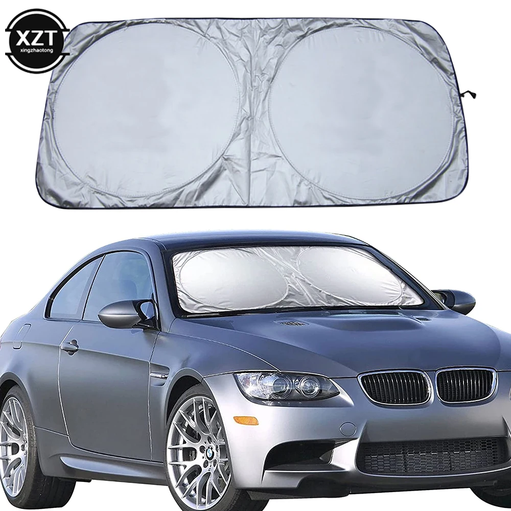 

190x70CM Universal UV Protection Shield Front Rear Car Window Sunshade Sun Shade Visor Windshield Cover Auto Car Anti Snow Ice