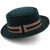 Men Women Woolen Classical Pork Pie Hats Retro Fedora Trilby Sunhat Street Style Caps Party Travel Outdoor Size US 7 1/4 UK L 7