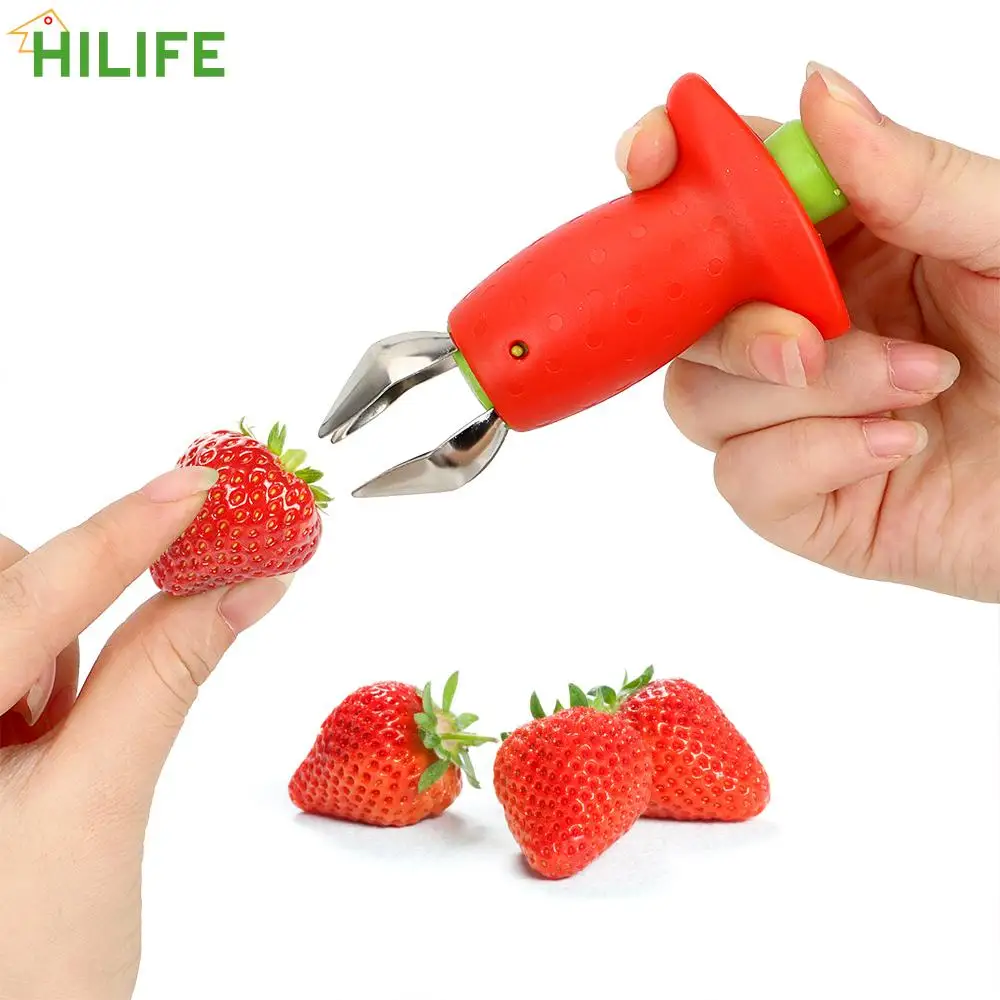 HILIFE Tomato Stalks Fruit Vegetable Leaf Stem Remover Strawberry ...