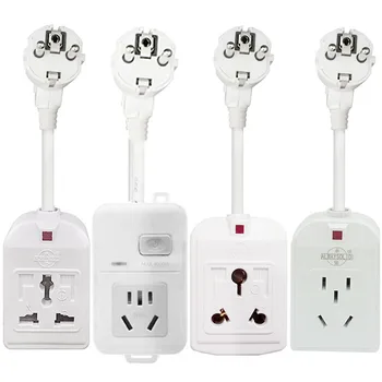 Power Adapter Extension Cord Socket EU Plug to AU CN 10A 16A Universal Outlet Adapter Electrical Appliance Plug Conversion