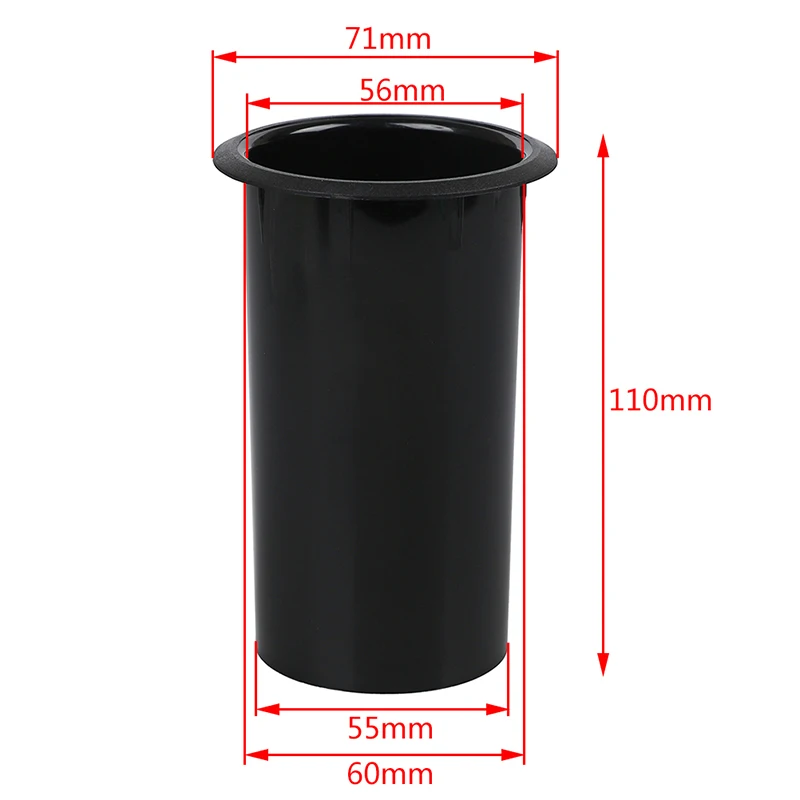 Speaker Port Tube 2Pcs 60x110mm Black Speaker Port Tube Subwoofer Bass Reflex Tube Speaker Box Port