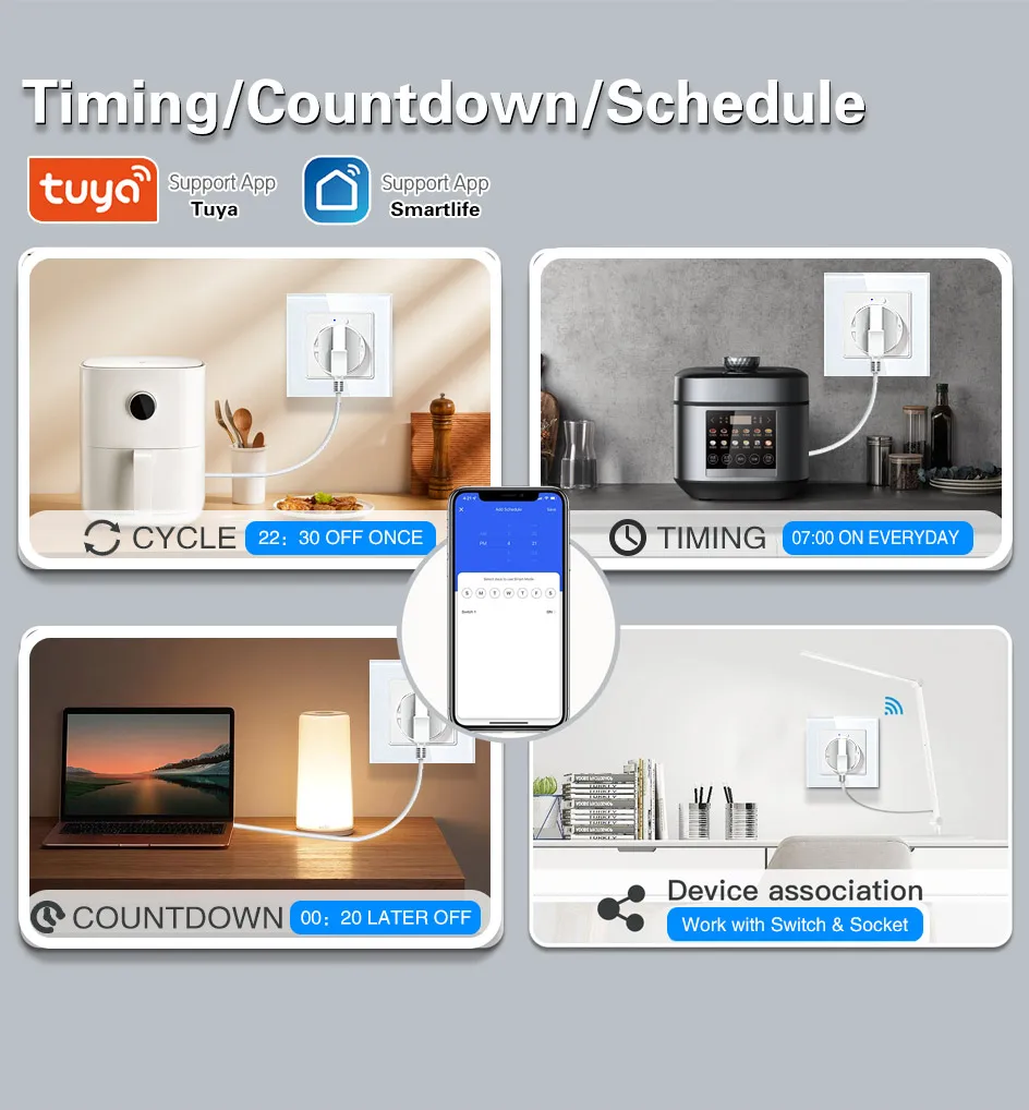 Painel de vidro, Voice Monitor Remoto, Timing