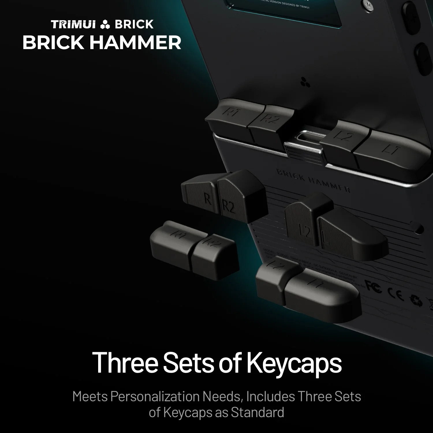 Trimui Brick Hammer Handheld Game Console With Metal Body Linux System_voghion.com