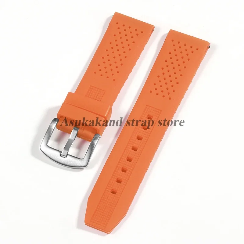 Breathable Silicone Quick Release Watch Strap - Soft Rubber Band