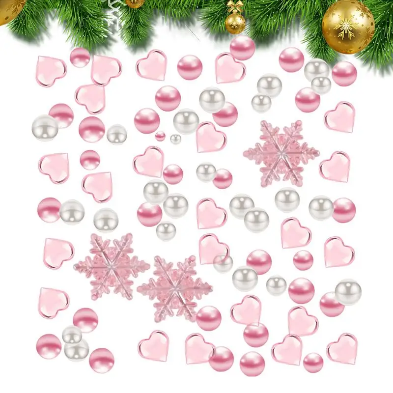 

Valentine's Day Wedding Vase Filler Acrylic Filler Floating Faux Pearls Faux Pearls Water Beads Clear Water Beads