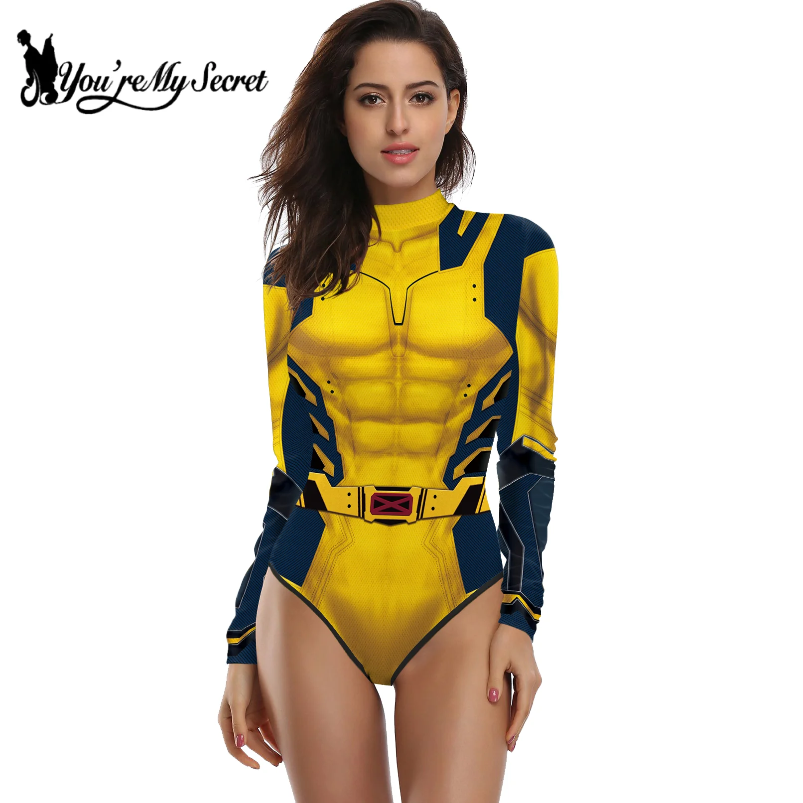 Cosplay Costume [You're My Secret] Cosplay Superhero Wolverine Movie Deadpool Jumpsuit