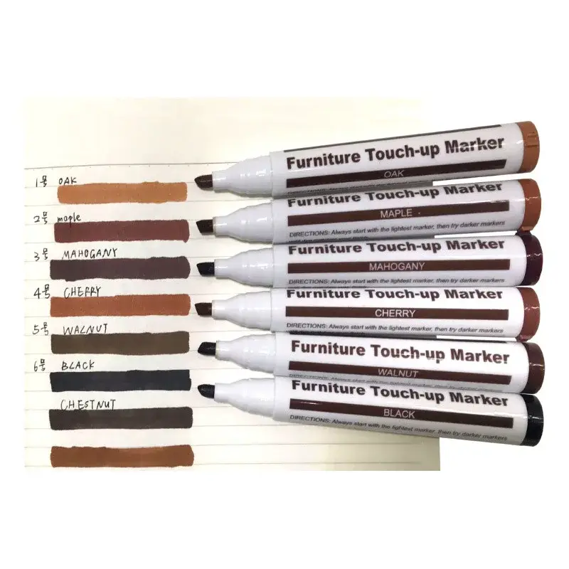 Wooden Furniture Repair Pen Touch Up Markers & Filler Sticks Wood Scratch Restoration Kit Patch Paint Pen Wood Composite Repair - Image 5