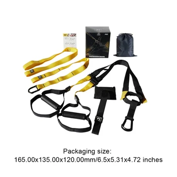 Suspension Trainer System Resistance Trainer Fitness Straps Multi-Function Bodyweight Resistance Bands for Full Body Workout 4