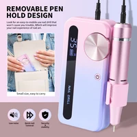 35000RPM Electric Nail Drill Machine Professional Nail Drills for Gel Nails Polish Rechargeable Portable Nail File Manicure Tool 2